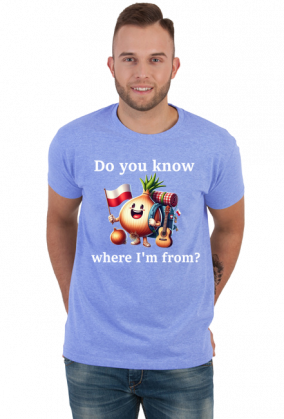 T-shirt WHERE I'M FROM męski