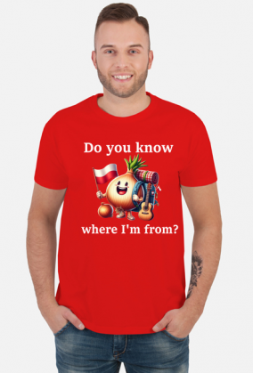 T-shirt WHERE I'M FROM męski