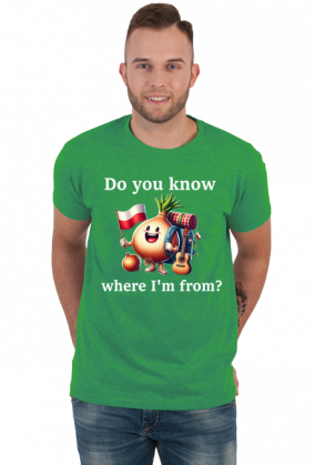 T-shirt WHERE I'M FROM męski