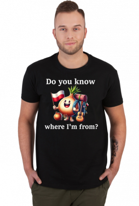 T-shirt WHERE I'M FROM męski