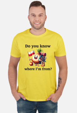 T-shirt WHERE I'M FROM męski