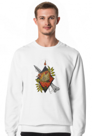 Bluza Słowik na jarzębinie, Blouse Nightingale on the rowan tree