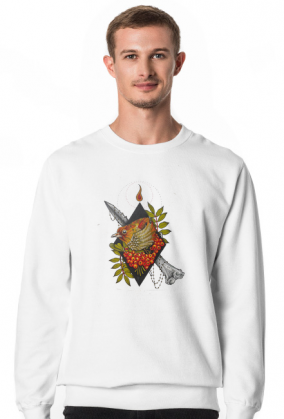 Bluza Słowik na jarzębinie, Blouse Nightingale on the rowan tree