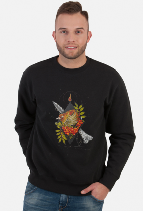 Bluza Słowik na jarzębinie, Blouse Nightingale on the rowan tree