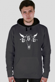 Bluza z kapturem Byk666-n,  Hoodie Bull666_n