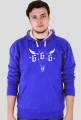 Bluza z kapturem Byk666-n,  Hoodie Bull666_n