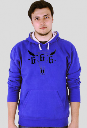 Bluza z kapturem Byk666,  Hoodie Bull666
