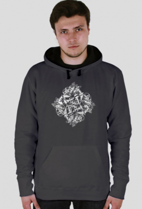 Bluza z kapturem Splątane stado_n, Hoodie Tangled herd_n