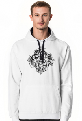 Bluza z kapturem Splątane stado, Hoodie Tangled herd