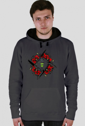 Bluza z kapturem Apocalyptyc decadence, Hoodie Apokaliptyczna dekadencja