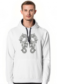 Bluza z kapturem Lustro Jormunganda, Hoodie Jormungand mirror
