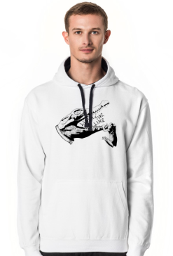Bluza z kapturem Idąc po linie, Hoodie Walk the linez