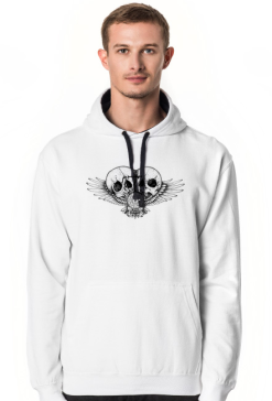 Bluza z kapturem Janusowa czaszka, Hoodie Janus skull