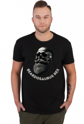 Koszulka męska Beardosaurus Rex