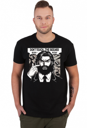Koszulka męska Don’t Touch the Beard