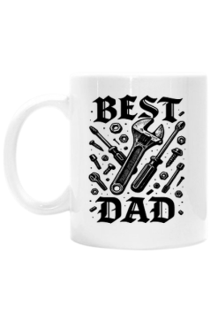 Kubek na dzień ojca/mechanika: BEST DAD
