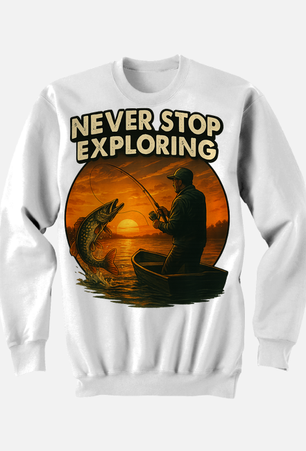 bluza never stop exploring