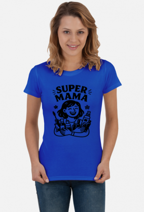 Koszulka na dzień matki: SUPER MAMA 2