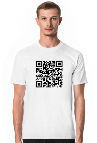 Trolująca koszulka z kodem QR
