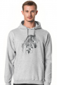Bluza z kapturem CALM szara