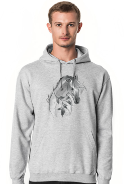 Bluza z kapturem CALM szara