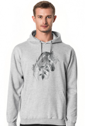 Bluza z kapturem CALM szara