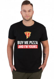 Koszulka meska buy me pizza