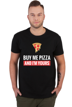 Koszulka meska buy me pizza