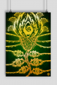 FIREPLANT GREEN Print 59x84cm (A1) - Dżuls Art