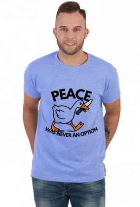Peace was never an option silly goose gęś z nożem