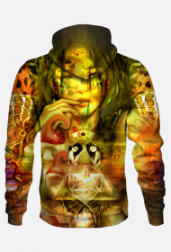 Psychodela sklep - Illuminati Masovian Woman with Bóg Eye with triangle two Elfs Girls
