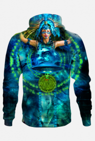 Psychodela sklep - UFo Mayans Mazatec code Alien language with human woman shaman party vibes Bóg