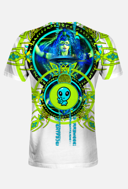 Psychodela sklep - Alien says victory with shaman woman and alien spaceship - Bóg