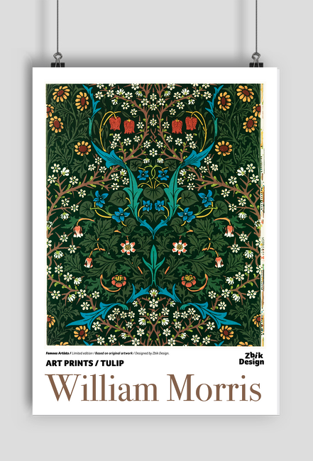 Plakat Morris Tulip