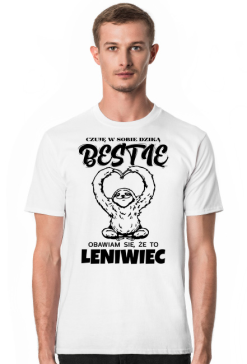 Śmieszna koszulka z Leniwcem