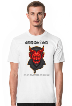 Ave Satan Śmieszna koszulka