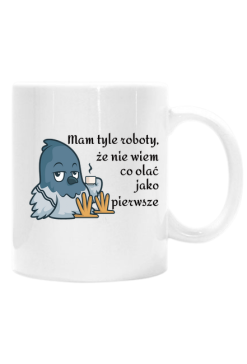 Śmieszny Kubek z gołębiem
