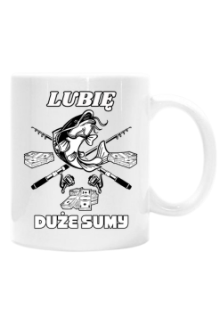 Kubek dla wędkarza Lubię duże sumy