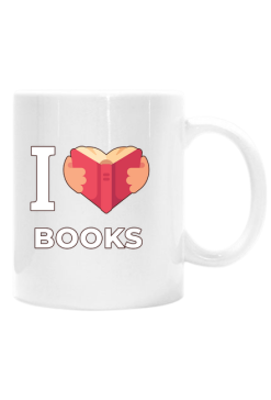 Kubek I Love books
