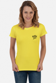 T-SHIRT DAMKSI LOGO CZARNE N001