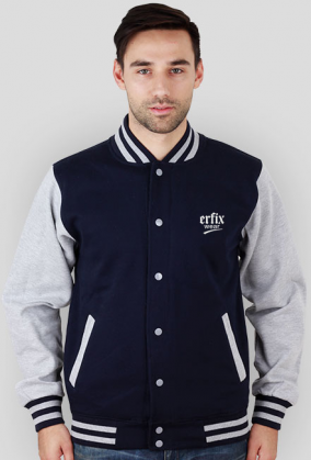 JACKER MĘSKA LOGO BIAŁE N002