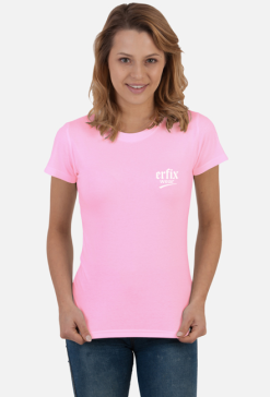 T-SHIRT DAMSKI LOGO BIAŁE N002