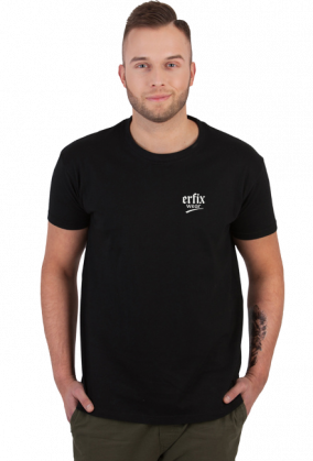 T-SHIRT MĘSKI LOGO BIAŁE N002