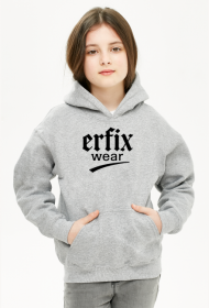 BLUZA Z KAPTUREM DZIECIĘCA SZARA