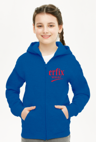 BLUZA Z ZAMKIEM DZIECIĘCA NIEBIESKA