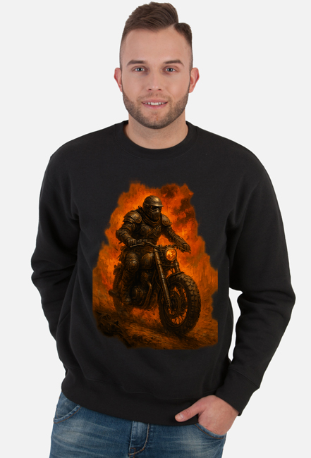 Bluza Apokaliptyczny Rider – Motocyklowy Wojownik z Pustkowi