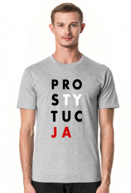 PRO-STY-TUC-JA (koszulka męska) cg