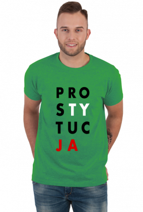 PRO-STY-TUC-JA (koszulka męska) cg