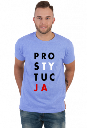 PRO-STY-TUC-JA (koszulka męska) cg