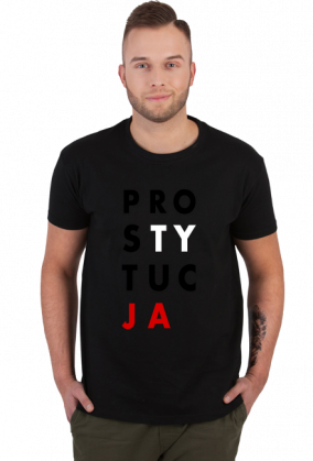 PRO-STY-TUC-JA (koszulka męska) cg